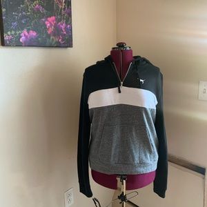 NOT TRUE XL
PINK Victoria Secret 
Quarter zip